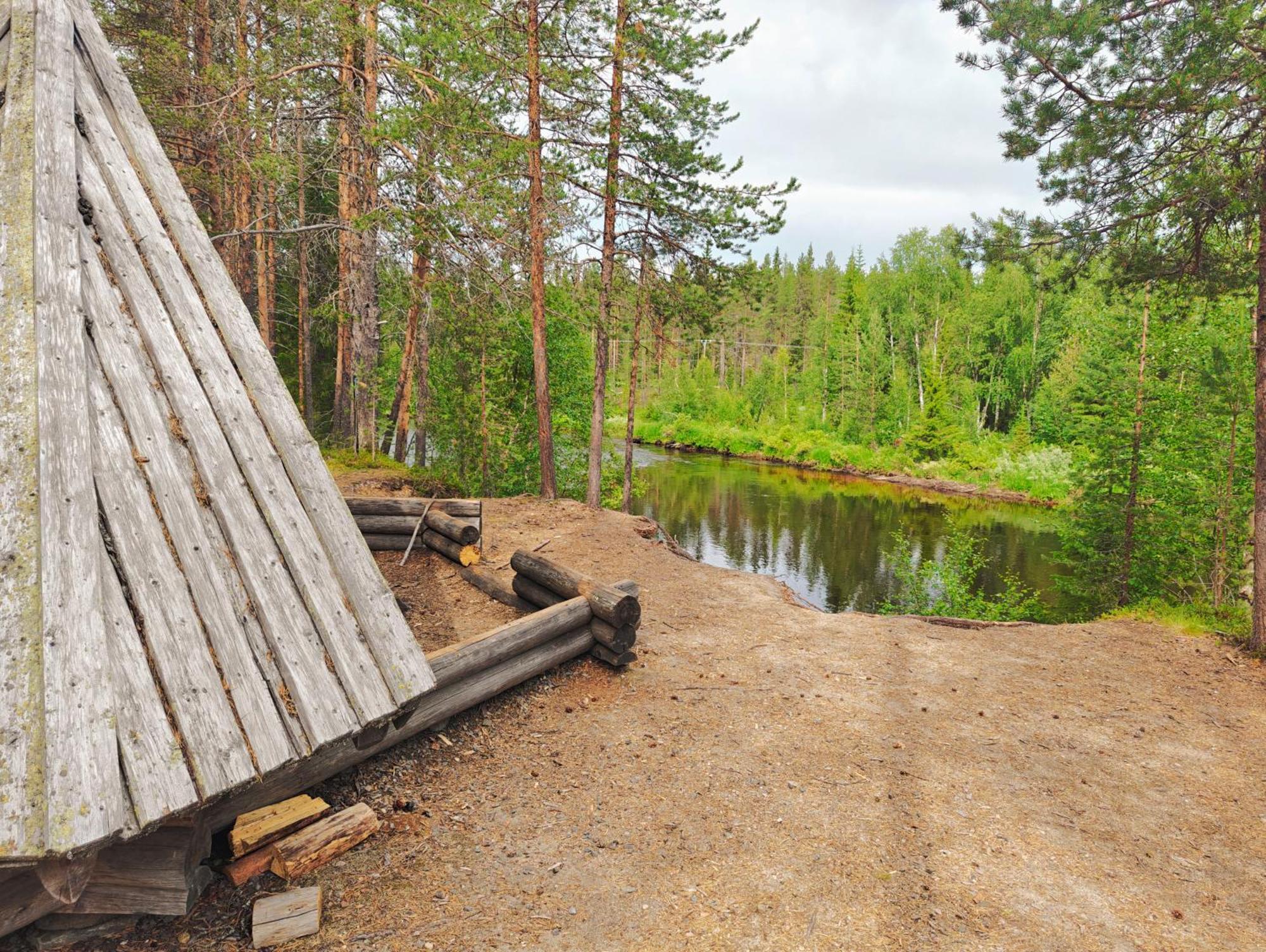 Lapland Riverside, Landscape Cabin, Kuukkeli 6, Yllaes, Tiny Home With Sauna, Fireplace, Terrace, Bbq, Wifi, Ski, Fishing, Pets Ok Äkäslompolo Buitenkant foto